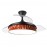 Ventilador Moda DC Negro-Hoja Caldera 108Ø 72w 3aspas Mando Memoria Y Temporizador 212490209
