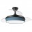 Ventilador Moda DC Negro-Azul 108Ø 72w 3aspas Mando Memoria Y Temporizador 212490809