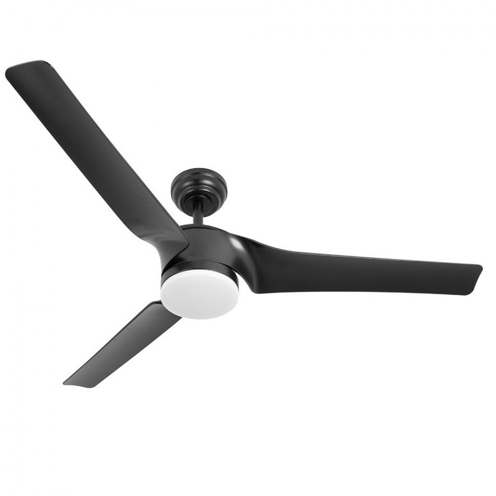 Fabrilamp, Ventilador Montijo DC Negro 132Ø 24w 3aspas Mando Regulable Memoria Y Temporizador 209791309