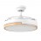 Ventilador Olimpia DC Blanco-Haya Plegable 107Ø 72w 3aspas Mando Memoria Y Temporizador 185991468