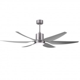 Ventilador Otto DC Niquel 167Ø 24W 6Aspas Plata Mando, Memoria y Temporizador 158691663