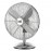 Ventilador Pali Sobremesa Cromo 43Ø 50w 3 Velocidades Oscilante 129571020