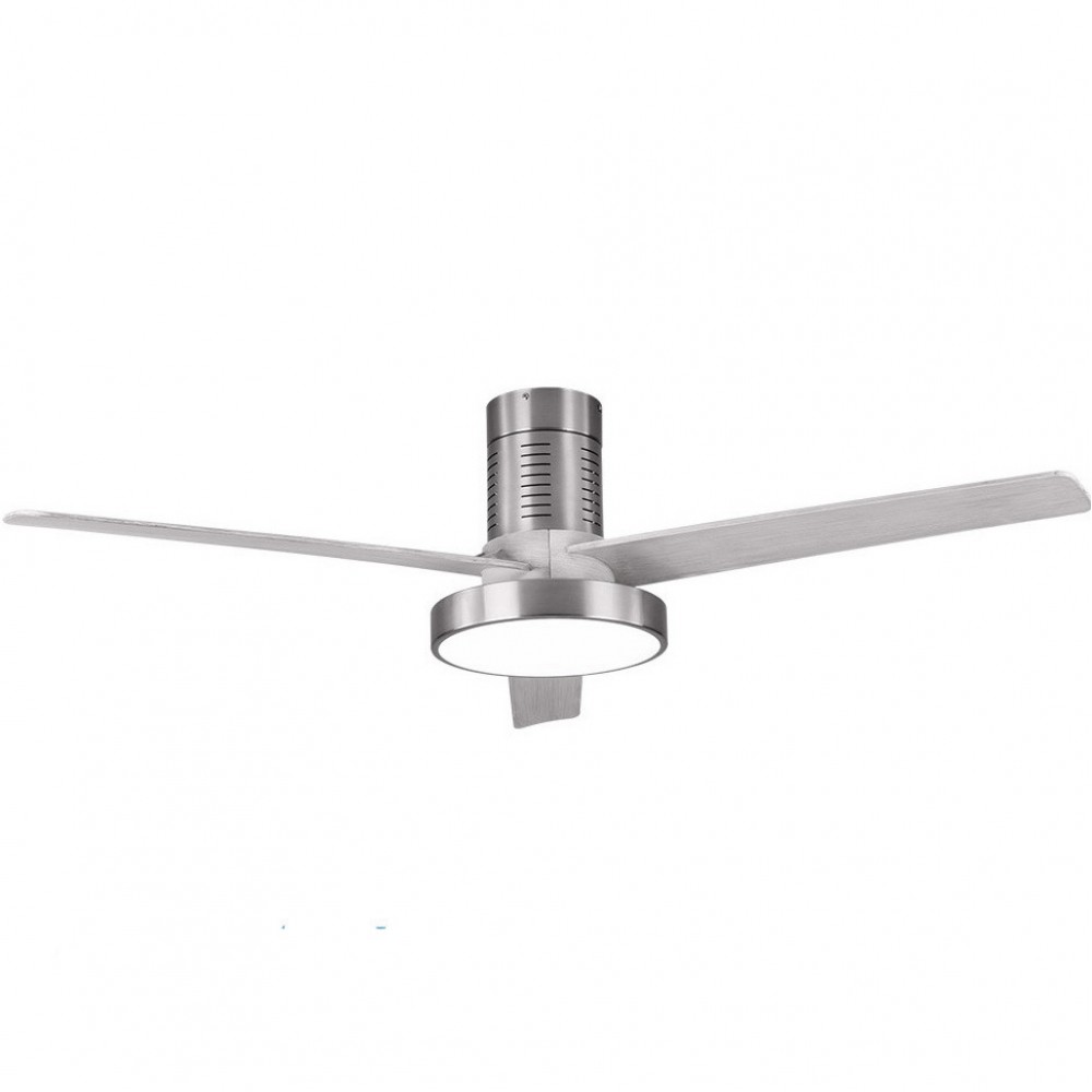 Fabrilamp, Ventilador Pax DC Niquel 139Ø 40W 3Aspas Gris Mando, Memoria y Temporizador 158591380