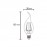 Mantra LED BOMBILLAS E14 4W 2700K 470lm R09116
