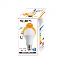 Mantra, Mantra LED BOMBILLAS E27 15W 3000K 1460lm R09139