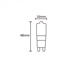 Mantra, Mantra LED BOMBILLAS G9 2,5W 2700K 220lm R09184
