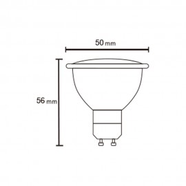Mantra, Mantra LED BOMBILLAS GU10 6W 3000K 520lm R09196