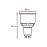 Mantra LED BOMBILLAS GU10 9W 4000K 820lm R09220