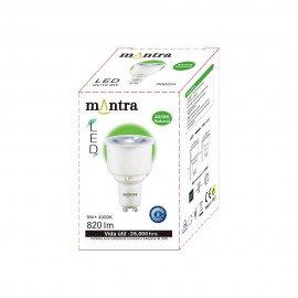 Mantra, Mantra LED BOMBILLAS GU10 9W 4000K 820lm R09220
