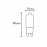 Mantra LED BOMBILLAS G9 2,5W 4000K 250lm R09227