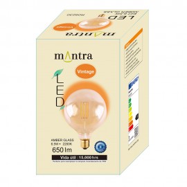 Mantra, Mantra LED BOMBILLAS E27 6,5W 2200K 650lm G125 R09230
