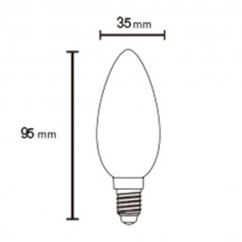 Mantra, Mantra LED BOMBILLAS E14 4W 3000K 470lm R09241
