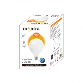 Mantra, Mantra LED E27 7w 3000k 720lm G95 Bombillas LED Blanco R09244