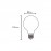 Mantra LED E27 7w 4000k 740lm G95 Bombillas LED Blanco R09245