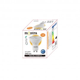 Mantra, Mantra LED Gu10 7w 3000k 540lm Bombillas LED Blanco R09255