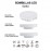 Mantra Bombilla LED Gx53 12w Dim 3000k Bombillas LED Blanco R09287