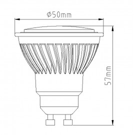 Mantra, Mantra Bombilla LED Gu10 9w Cct Bombillas LED Blanco R09289