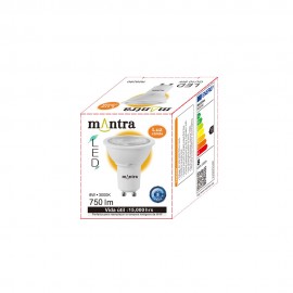 Mantra, Mantra Gu10 8w 38º 3000k Bombillas LED Blanco R09290