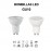 Mantra Gu10 8w 38º 4000k Bombillas LED Blanco R09291