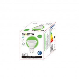 Mantra, Mantra Gu10 8w 100º 4000k Bombillas LED Blanco R09293