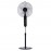 Ventilador Rodium Negro De Pie 43Ø 45w 5Aspas Oscilante Mando y Temporizador 207641009