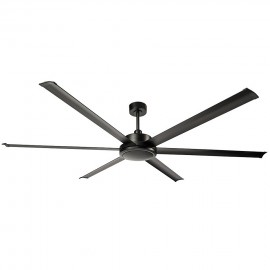 Fabrilamp, Ventilador Sanson DC Negro 214Ø 6Aspas Mando y Temporizador 208399609