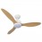 Ventilador Serpa DC Blanco 107Ø 24w 3aspas Haya Mando Regulable Memoria Y Temporizador 209491368