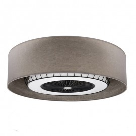 Fabrilamp, Ventilador Tania Madera Gris 70Ø 72W 5 Aspas Mando Regulable Memoria Y Temporizador 188391783