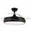 Ventilador Tempano DC Negro-Madera Plegable 107Ø 72w 3aspas Mando Memoria Y Temporizador 208891385