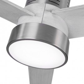 Fabrilamp, Ventilador Teo DC Niquel 139Ø 24W 3Aspas Gris Mando, Memoria y Temporizador 158491380