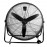 Ventilador Industrial Vendaval Negro 87Ø 360w Con ruedas y Orientable 181471009